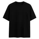 "Urban Rebel Oversized Black Tee | Gen Z Streetwear Vibe"