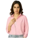 Women's Pink Striped Casual Button-Down Shirt – Stylish & Comfortable