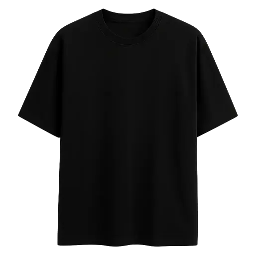 "Urban Rebel Oversized Black Tee | Gen Z Streetwear Vibe"